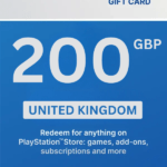 PlayStation Store £200 GBP Gift Card (United Kingdom) - Digital Code