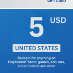PlayStation Store $5 USD Gift Card  (United States) - Digital Code