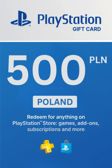 PlayStation Store 500 PLN Gift Card (Poland) - Digital Code