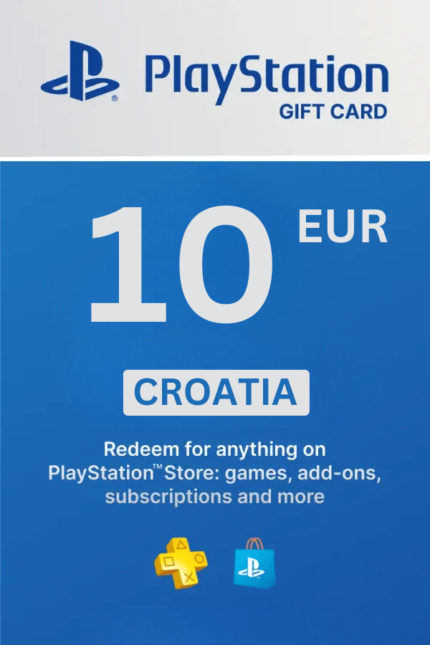 PlayStation Store 10 EUR Gift Card (Croatia) - Digital Code