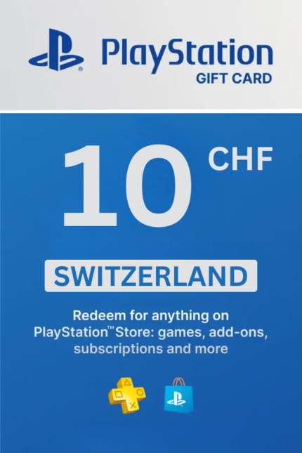 PlayStation Store 10 CHF Gift Card (Switzerland) - Digital Code