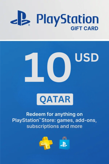 PlayStation Store 10 USD Gift Card (Qatar) - Digital Code