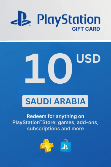 PlayStation Store 10 USD Gift Card (Saudi Arabia) - Digital Code