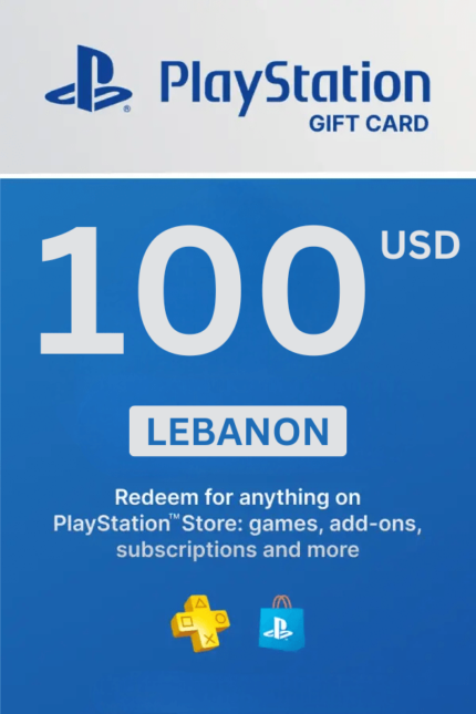 PlayStation Store 100 USD Gift Card (Lebanon) - Digital Code
