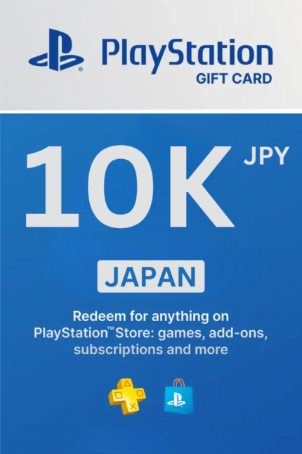 PlayStation Store 10000 JPY Gift Card (Japan) - Digital Code