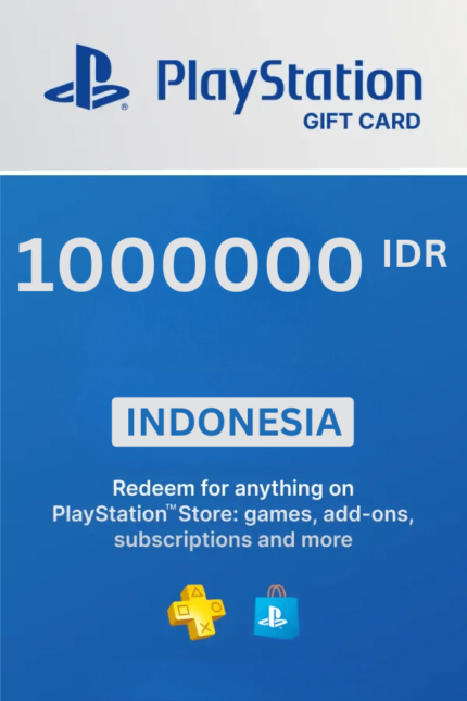 PlayStation Store 1000000 IDR Gift Card (Indonesia) - Digital Code