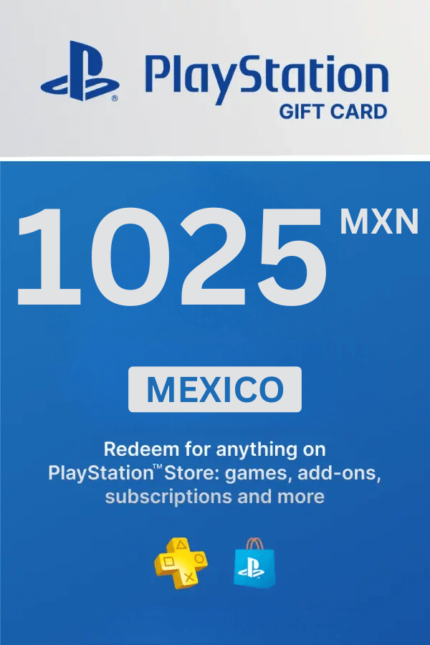 PlayStation Store 1025 MXN Gift Card (Mexico) - Digital Code