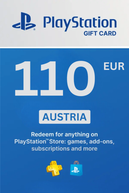 PlayStation Store 110 EUR Gift Card (Austria) - Digital Code