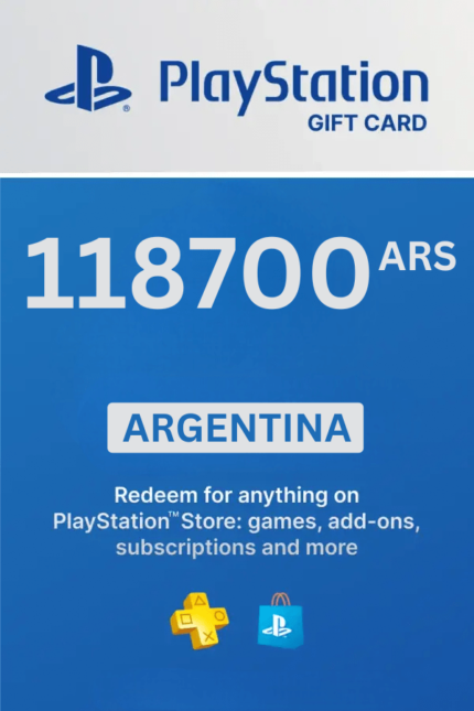 PlayStation Store 118700 ARS Gift Card (Argentina) - Digital Code