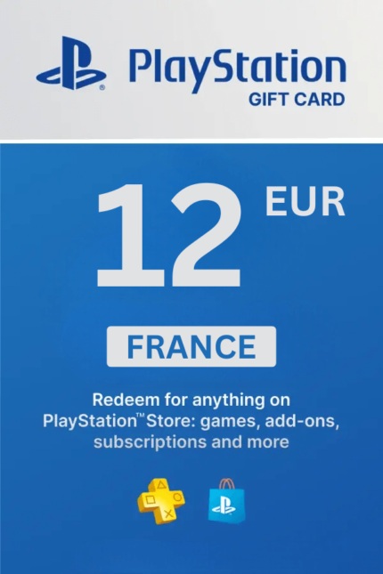 PlayStation Store 12 EUR Gift Card (France) - Digital Code