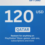 PlayStation Store 120 USD Gift Card (Qatar) - Digital Code