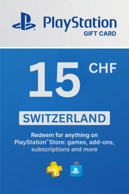 PlayStation Store 15 CHF Gift Card (Switzerland) - Digital Code