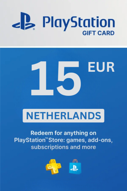 PlayStation Store 15 EUR Gift Card (Netherlands) - Digital Code
