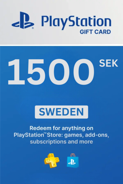 PlayStation Store 1500 SEK Gift Card (Sweden) - Digital Code