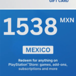 PlayStation Store 1538 MXN Gift Card (Mexico) - Digital Code