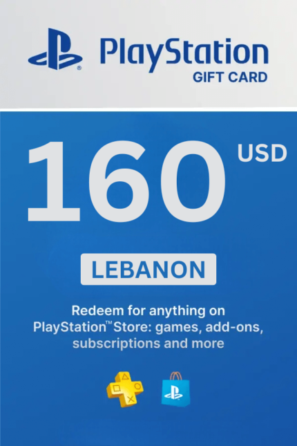 PlayStation Store 160 USD Gift Card (Lebanon) - Digital Code