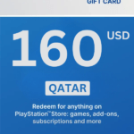 PlayStation Store 160 USD Gift Card (Qatar) - Digital Code