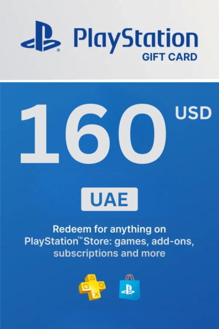 PlayStation Store 160 USD Gift Card (United Arab Emirates) - Digital Code
