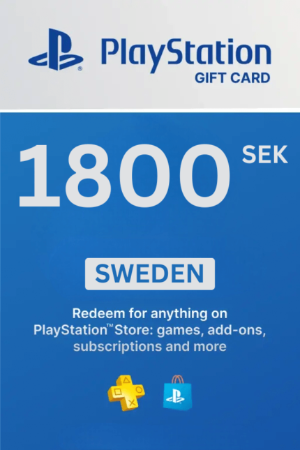 PlayStation Store 1800 SEK Gift Card (Sweden) - Digital Code