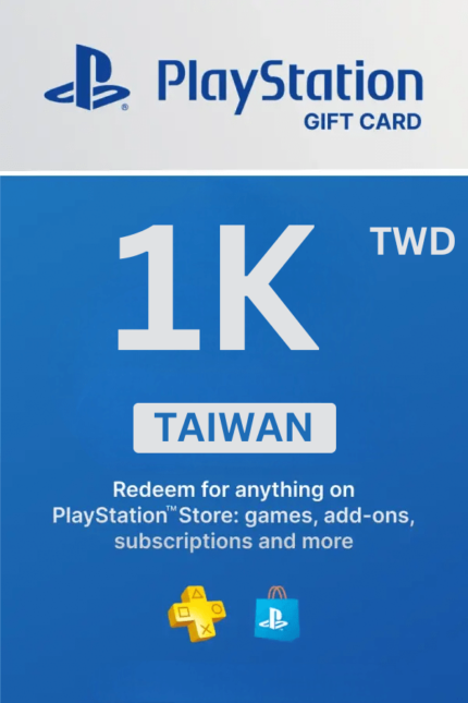 PlayStation Store 1000 TWD Gift Card (Taiwan) - Digital Code
