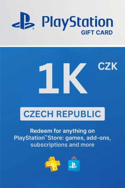 PlayStation Store 1000 CZK Gift Card (Czech Republic) - Digital Code