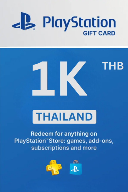 PlayStation Store 1000 THB Gift Card (Thailand) - Digital Code