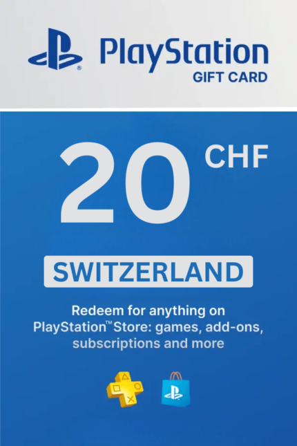 PlayStation Store 20 CHF Gift Card (Switzerland) - Digital Code