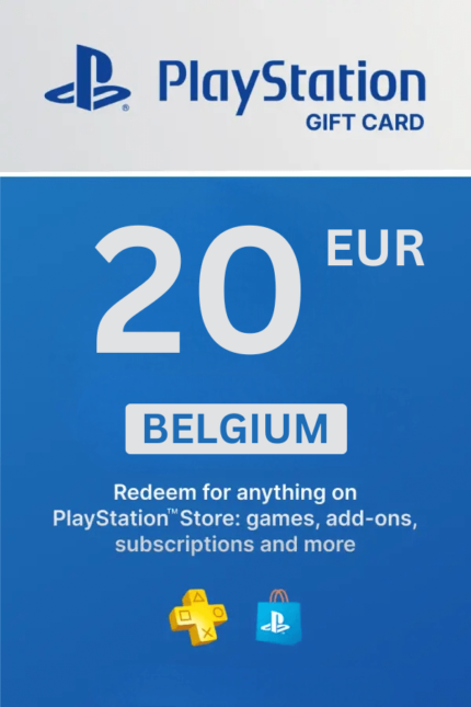 PlayStation Store 20 EUR Gift Card (Belgium) - Digital Code