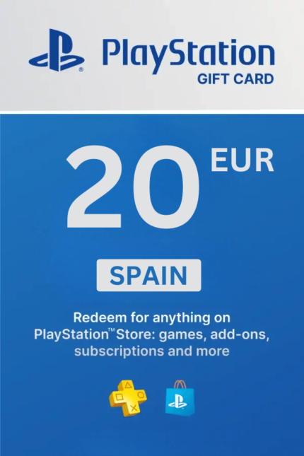 PlayStation Store 20 EUR Gift Card (Spain) - Digital Code