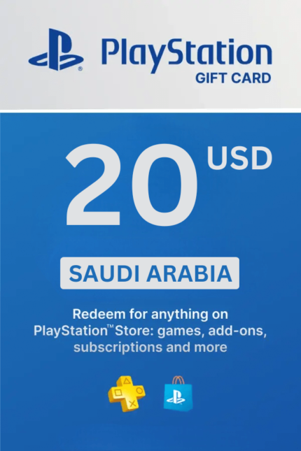 PlayStation Store 20 USD Gift Card (Saudi Arabia) - Digital Code