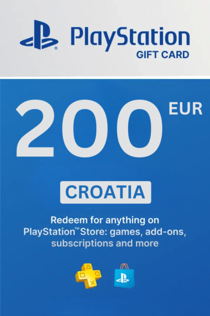 PlayStation Store 200 EUR Gift Card (Croatia) - Digital Code