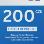 PlayStation Store 200 CZK Gift Card (Czech Republic) - Digital Code