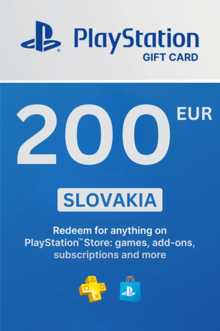 PlayStation Store 200 EUR Gift Card (Slovakia) - Digital Code