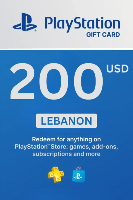 PlayStation Store 200 USD Gift Card (Lebanon) - Digital Code