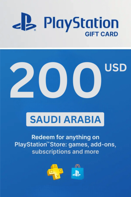 PlayStation Store 200 USD Gift Card (Saudi Arabia) - Digital Code