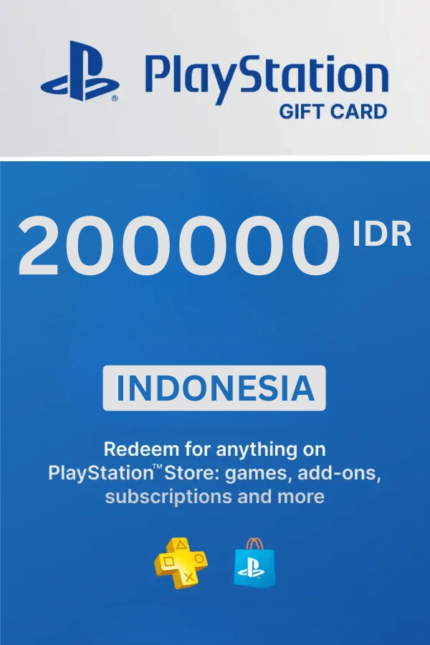 PlayStation Store 200000 IDR Gift Card (Indonesia) - Digital Code