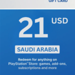 PlayStation Store 21 USD Gift Card (Saudi Arabia) - Digital Code