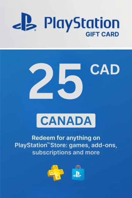 PlayStation Store 25 CAD Gift Card (Canada) - Digital Code