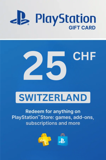 PlayStation Store 25 CHF Gift Card (Switzerland) - Digital Code