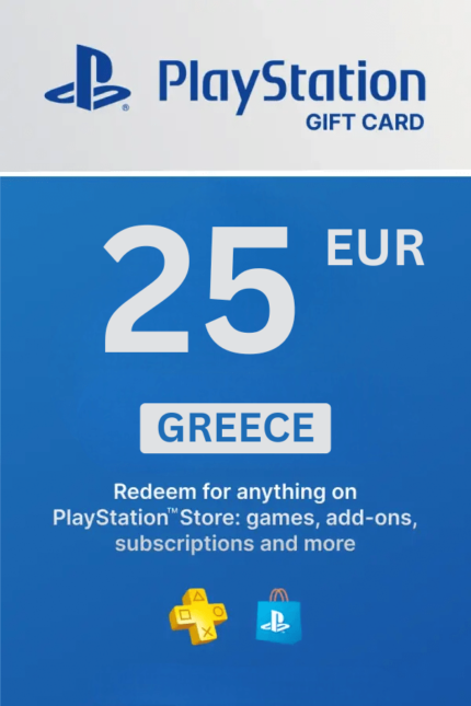PlayStation Store 25 EUR Gift Card (Greece) - Digital Code