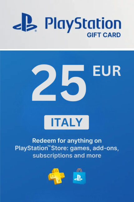 PlayStation Store 25 EUR Gift Card (Italy) - Digital Code