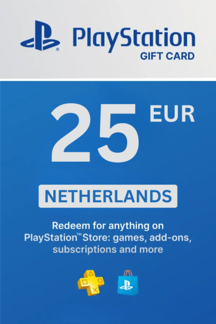 PlayStation Store 25 EUR Gift Card (Netherlands) - Digital Code