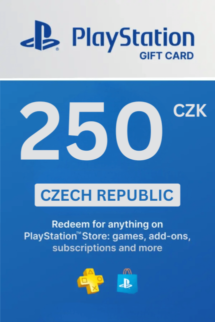 PlayStation Store 250 CZK Gift Card (Czech Republic) - Digital Code
