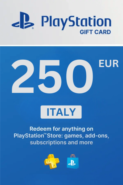 PlayStation Store 250 EUR Gift Card (Italy) - Digital Code