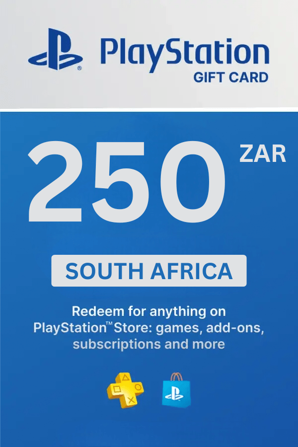 PlayStation Store 250 ZAR Gift Card (South Africa) PlayStation Store 250 ZAR Gift Card (South Africa) - Digital Code - Image 1