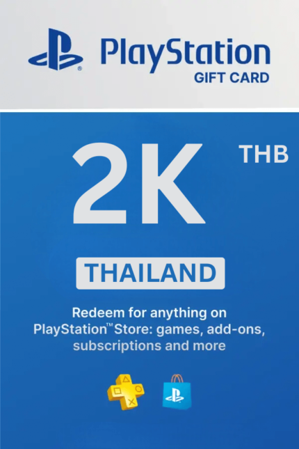 PlayStation Store 2000 THB Gift Card (Thailand) - Digital Code