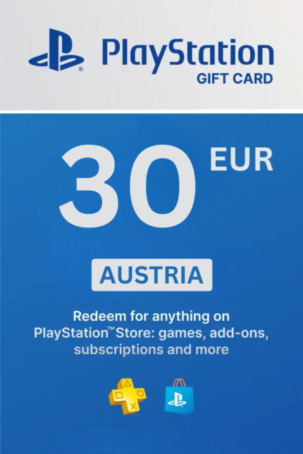 PlayStation Store 30 EUR Gift Card (Austria) - Digital Code
