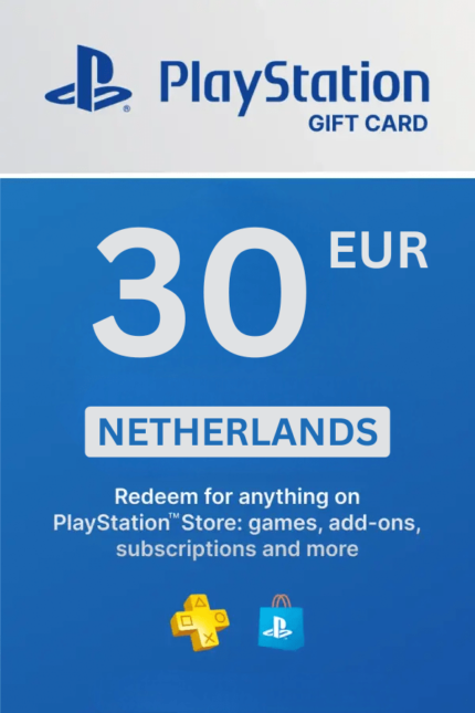 PlayStation Store 30 EUR Gift Card (Netherlands) - Digital Code
