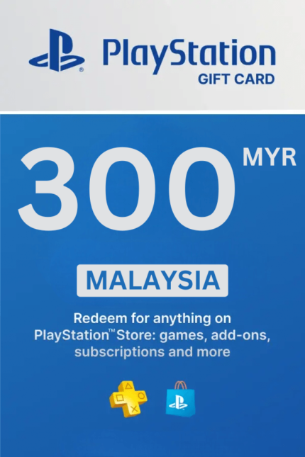 PlayStation Store 300 MYR Gift Card (Malaysia) - Digital Code
