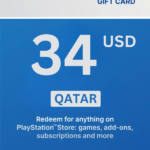 PlayStation Store 34 USD Gift Card (Qatar) - Digital Code